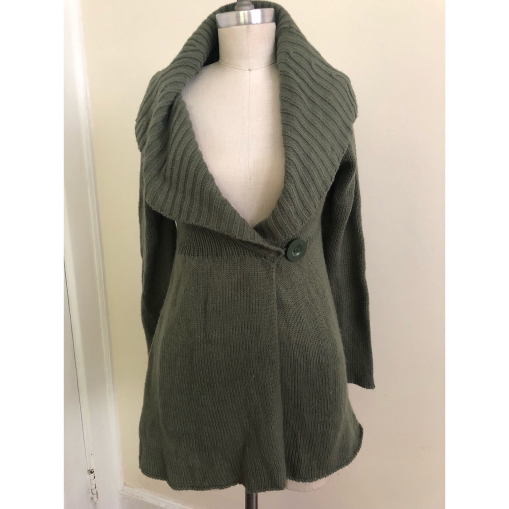 olive green sweater